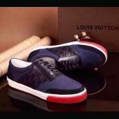 1:1 Quality Louis Vuitton Casual Shoes Blue Men's Shoes L23665