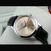 AAA Jaeger LeCoultre Rose Gold Genuine Leather Sapphire Crystal Watches