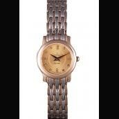 AAA Replica Omega Quartz (Battery) Butterfly Clasp Gold Watches