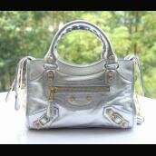 Balenciaga Handbags B20420 Silver Gold