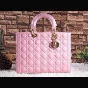 Best Cheap Dior Handbags Pink Genuine Leather