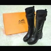 Boots Shoes Cowhide Mid Heel Hermes