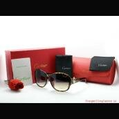 Cartier Black Tortoiseshell Resin Sunglasses