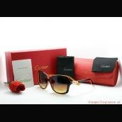 Cartier Sunglasses Coffee Resin