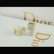 Cheap Replica Dior Jewelry Earrings Golden AAA Grade D08619