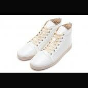 Christian Louboutin Shoes C06882 High Tops Cowhide White