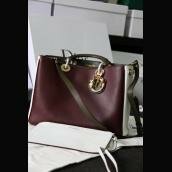 D23920 Handbags Diorissimo Dior Brown 23cm