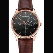 Designer Jaeger LeCoultre Watches Flip Clasp Brown Black