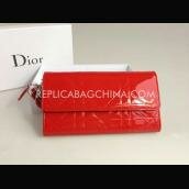 Dior Handbags Red Patent Leather