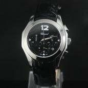 Famous Chopard Stainless Steel Black Sapphire Crystal C19012 Watches