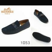 Hermes Blue Men's AAA Grade Shoes