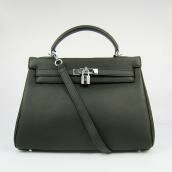 Hermes Ladies Black Handbags 6108