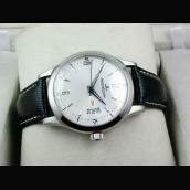 Jaeger LeCoultre Men's White Genuine Leather Watches