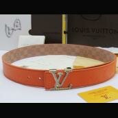 Louis Vuitton Belts L02081 Copper Buckle Fashion 3.8CM