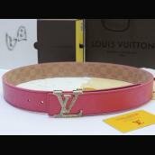 Louis Vuitton Copper Buckle Fashion 3.8CM Belts