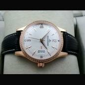 Luxury Replica Jaeger LeCoultre Watches Genuine Leather Sapphire Crystal