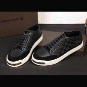 Luxury Replica Louis Vuitton Shoes Black Men's AAAAA Grade