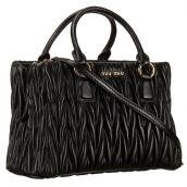 Miu Miu City Bag Black Women Handbags