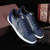 Perfect Louis Vuitton Original Leather Blue Shoes