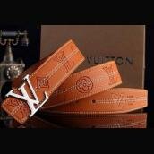 Perfect Louis Vuitton Steel Buckle Fashion 3.8CM Belts