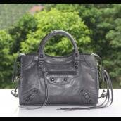 Perfect Replica Balenciaga Handbags Dark Grey Ladies Handbags 300298