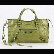 Replica Balenciaga Handbags Green Handbags 085332