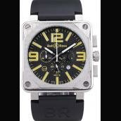 Replica Perfect Bell Ross B26020 Buckle Black Watches