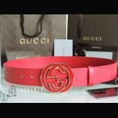 Replica Red Original Leather Classical Gucci Belts