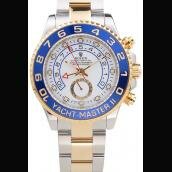 Rolex Two-Toned Sapphire Crystal R06303 Yachtmaster II Watches