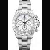 Rolex Watches Stainless Steel Security Clasp White Daytona