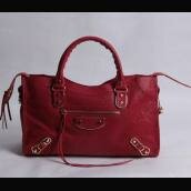 Top Replica Handbags Red Handbags Gold Balenciaga JB115748s