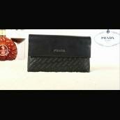 Wholesale Imported Cowhide Black Men's Prada Handbags P18909 8808-2